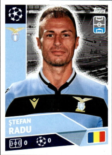 Stefan Radu Lazio Roma samolepka UEFA Champions League 2020/21 #LAZ6