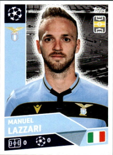 Manuel Lazzari Lazio Roma samolepka UEFA Champions League 2020/21 #LAZ11