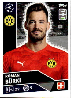Roman Burki Borussia Dortmund samolepka UEFA Champions League 2020/21 #DOR3