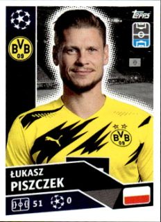 Lukasz Piszczek Borussia Dortmund samolepka UEFA Champions League 2020/21 #DOR9
