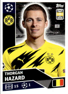 Thorgan Hazard Borussia Dortmund samolepka UEFA Champions League 2020/21 #DOR14