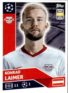 Konrad Laimer RB Leipzig samolepka UEFA Champions League 2020/21 #RBL10