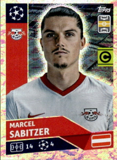 Marcel Sabitzer (Captain) RB Leipzig samolepka UEFA Champions League 2020/21 #RBL13