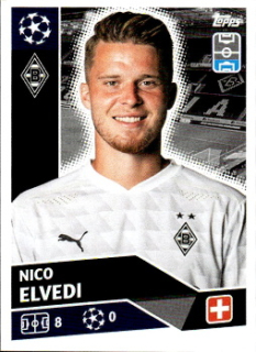 Nico Elvedi Borussia Monchengladbach samolepka UEFA Champions League 2020/21 #BMG6