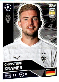 Christoph Kramer Borussia Monchengladbach samolepka UEFA Champions League 2020/21 #BMG9