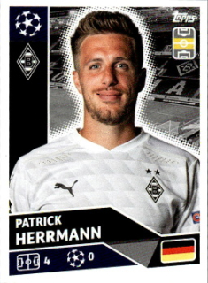 Patrick Herrmann Borussia Monchengladbach samolepka UEFA Champions League 2020/21 #BMG12