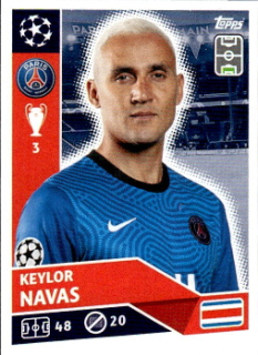 Keylor Navas Paris Saint-Germain samolepka UEFA Champions League 2020/21 #PSG3
