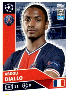 Abdou Diallo Paris Saint-Germain samolepka UEFA Champions League 2020/21 #PSG7