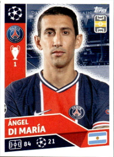 Angel Di Maria Paris Saint-Germain samolepka UEFA Champions League 2020/21 #PSG11