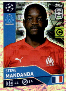 Steve Mandanda (Captain) Olympique Marseille samolepka UEFA Champions League 2020/21 #OLM3
