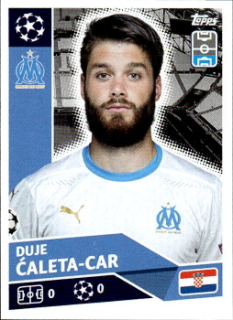 Duje Caleta-Car Olympique Marseille samolepka UEFA Champions League 2020/21 #OLM6
