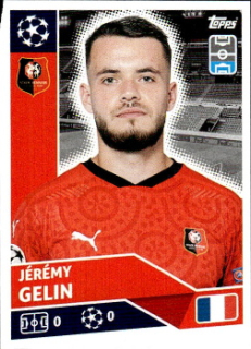 Jeremy Gelin Stade Rennes samolepka UEFA Champions League 2020/21 #REN5