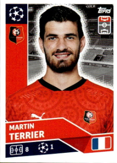 Martin Terrier Stade Rennes samolepka UEFA Champions League 2020/21 #REN17