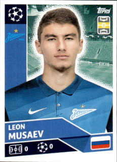 Leon Musaev Zenit Petersburg samolepka UEFA Champions League 2020/21 #ZSP9
