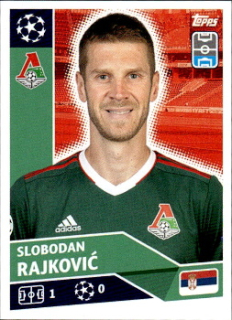 Slobodan Rajkovic FC Lokomotiv Moskva samolepka UEFA Champions League 2020/21 #LMO9