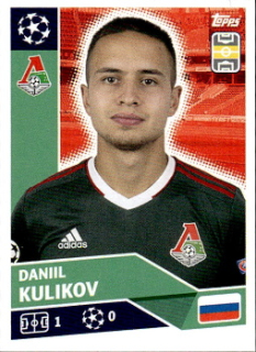 Daniil Kulikov FC Lokomotiv Moskva samolepka UEFA Champions League 2020/21 #LMO14