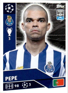 Pepe FC Porto samolepka UEFA Champions League 2020/21 #POR4