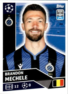 Brandon Mechele Club Brugge samolepka UEFA Champions League 2020/21 #BRU4