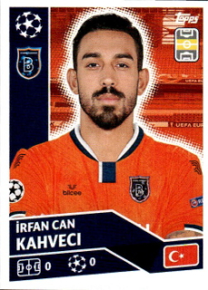 Irfan Can Kahveci Istanbul Basaksehir samolepka UEFA Champions League 2020/21 #IST10