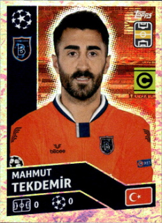 Mahmut Tekdemir (Captain) Istanbul Basaksehir samolepka UEFA Champions League 2020/21 #IST11