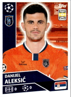 Danijel Aleksic Istanbul Basaksehir samolepka UEFA Champions League 2020/21 #IST14