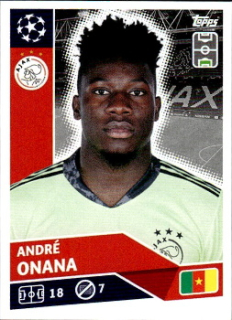 Andre Onana AFC Ajax samolepka UEFA Champions League 2020/21 #AJA3