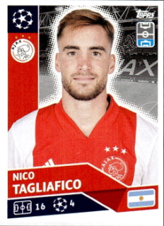 Nicolas Tagliafico AFC Ajax samolepka UEFA Champions League 2020/21 #AJA7