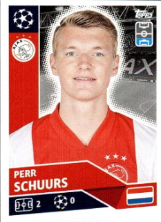 Perr Schuurs AFC Ajax samolepka UEFA Champions League 2020/21 #AJA9
