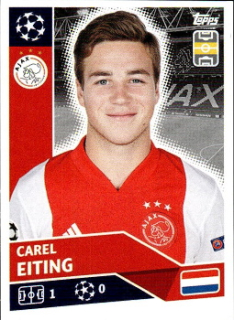 Carel Eiting AFC Ajax samolepka UEFA Champions League 2020/21 #AJA13