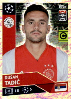 Dusan Tadic (Captain) AFC Ajax samolepka UEFA Champions League 2020/21 #AJA17
