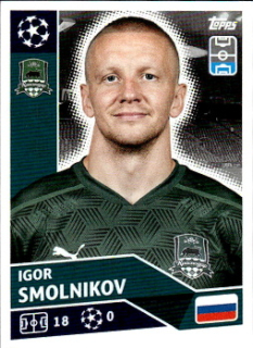 Igor Smolnikov FC Krasnodar samolepka UEFA Champions League 2020/21 #POF5