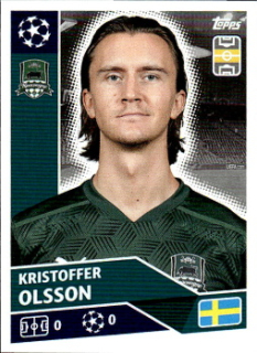Kristoffer Olsson FC Krasnodar samolepka UEFA Champions League 2020/21 #POF12