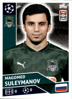 Magomed Suleymanov FC Krasnodar samolepka UEFA Champions League 2020/21 #POF16