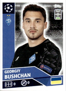 Georgiy Bushchan Dynamo Kyiv samolepka UEFA Champions League 2020/21 #POF18