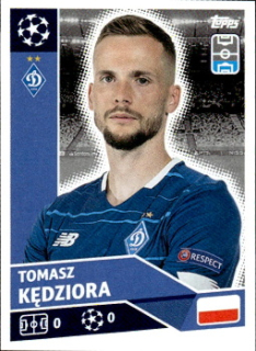 Tomasz Kedziora Dynamo Kyiv samolepka UEFA Champions League 2020/21 #POF22