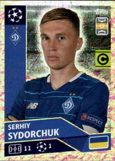 Serhiy Sydorchuk (Captain) Dynamo Kyiv samolepka UEFA Champions League 2020/21 #POF27