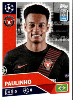 Paulinho FC Midtjylland samolepka UEFA Champions League 2020/21 #POF53
