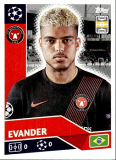 Evander FC Midtjylland samolepka UEFA Champions League 2020/21 #POF57