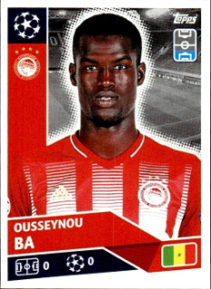 Ousseynou Ba Olympiakos samolepka UEFA Champions League 2020/21 #POF68