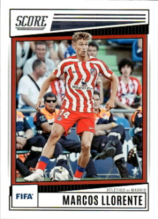 Marcos Llorente Atletico Madrid Panini Score FIFA Soccer 2022/23 #26