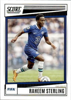 Raheem Sterling Chelsea Panini Score FIFA Soccer 2022/23 #35