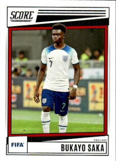 Bukayo Saka England Panini Score FIFA Soccer 2022/23 #43