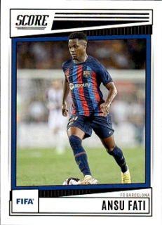 Ansu Fati FC Barcelona Panini Score FIFA Soccer 2022/23 #53