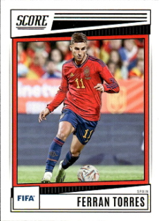 Ferran Torres Spain Panini Score FIFA Soccer 2022/23 #158