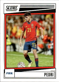 Pedri Spain Panini Score FIFA Soccer 2022/23 #161