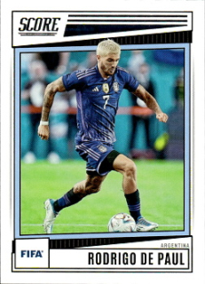 Rodrigo De Paul Argentina Panini Score FIFA Soccer 2022/23 #18