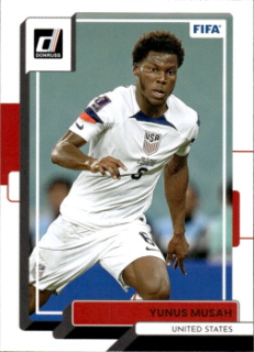 Yunus Musah USA Panini Donruss Soccer 2022/23 #175