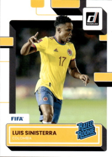Luis Sinisterra Colombia Panini Donruss Soccer 2022/23 Rated Rookies #195