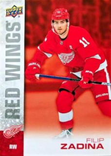 Filip Zadina Detroit Red Wings Tim Hortons Detroit Red Wings Team Set 2019/20 #13