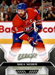 Shea Weber Montreal Canadiens Upper Deck MVP 2020/21 #22